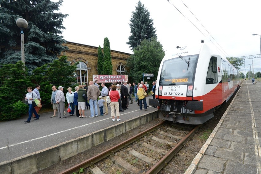 Linia do Ciechocinka została zamknięta kilka lat temu po...