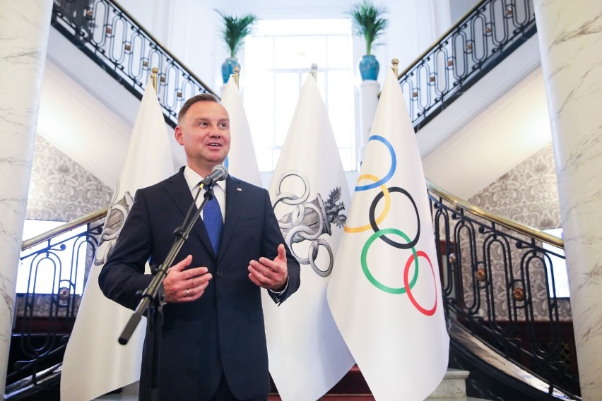 Otwarcie Klubu Olimpijskiego w Krakowie. Gościem uroczystości byli prezydent RP Andrzej Duda i przewodniczący MKOl Thomas Bach