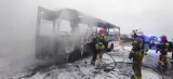 Pożar wojskowego autobusu na S7 pod Płońskiem. Pojazdem podróżowali żołnierze Narodowych Sił Zbrojnych