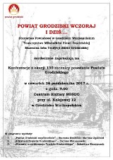 Konferencja z okazji rocznicy powiatu 