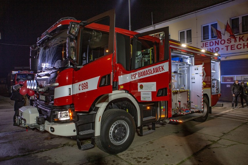 Damasławek. Nowy wóz strażacki już w jednostce OSP 