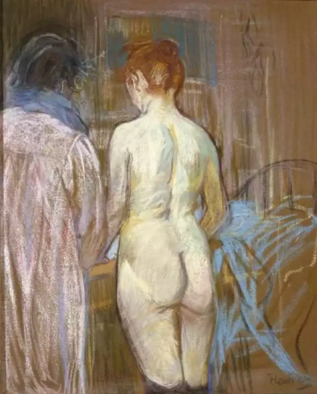 Prostytutka (Femmes de Maison, Henri de Toulouse-Lautrec, obraz pastelowy na płótnie, ok. 1894)
 
 Opis niedostępny.