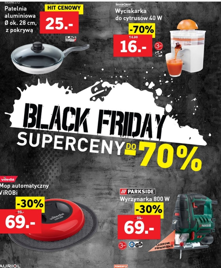 Black Friday 2016 w Lidlu. Czarny Piątek w Lidlu. Przeceny...