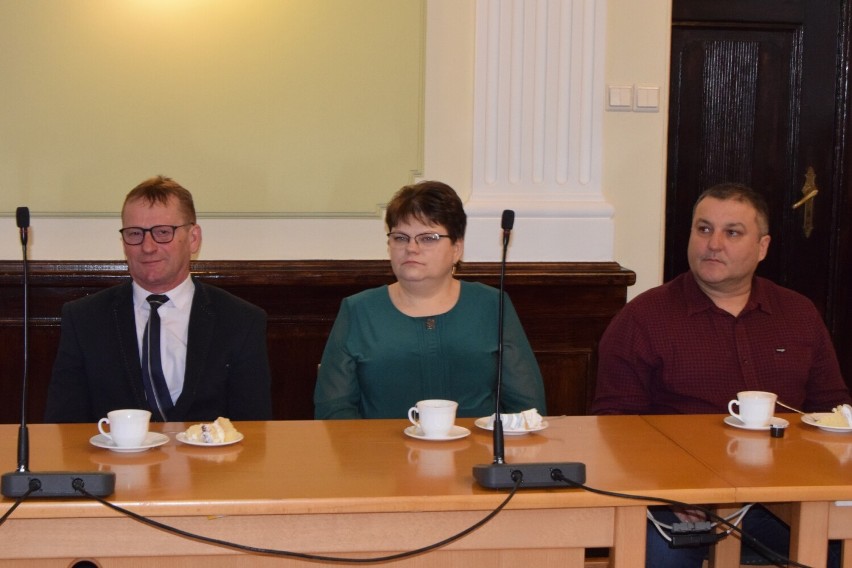 Sołtysi z powiatu wągrowieckiego na spotkaniu u starosty 