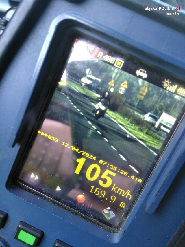 Kierowca motocykla przekroczył w Raciborzu dozwoloną prędkość o 55 kilometrów 

Zobacz kolejne zdjęcia/plansze. Przesuwaj zdjęcia w prawo naciśnij strzałkę lub przycisk NASTĘPNE