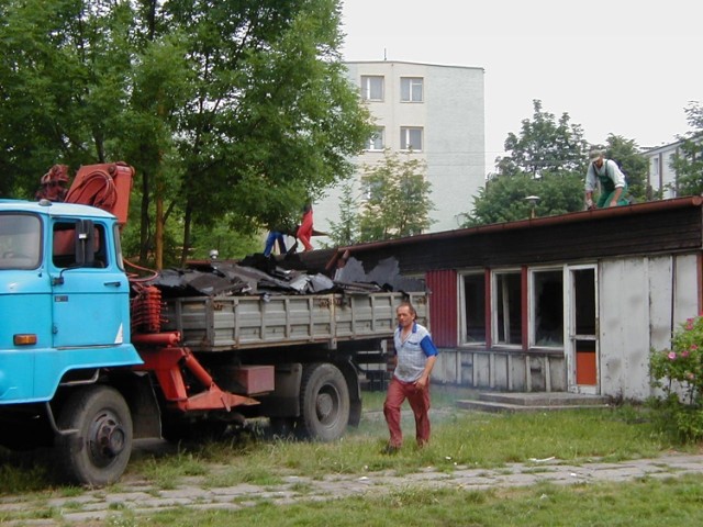 Stare przedszkole koło sądu. Dziś na tym placu znajduje się galeria Dekada