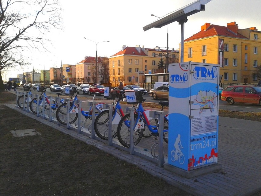 Toruńskie rowery miejskie już czynne