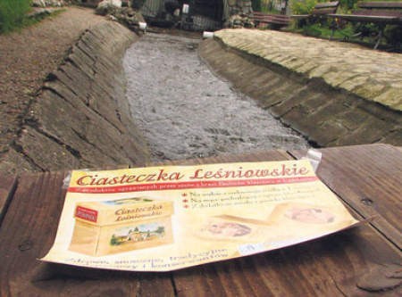 Ciasteczka są reklamowane jako wytwarzane na wodzie ze źródełka