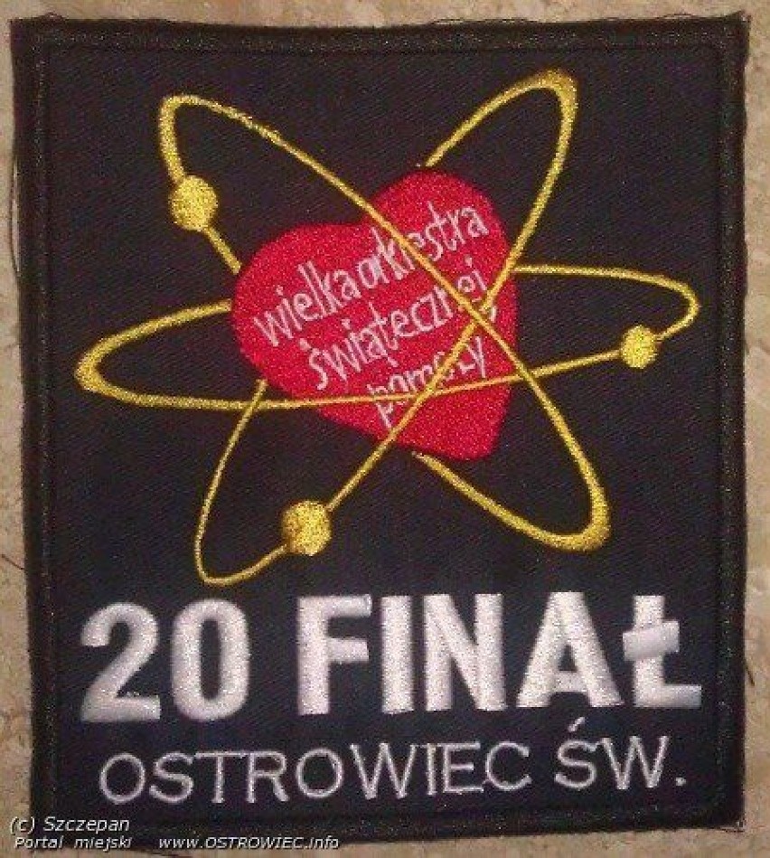 Naszywka ostrowieckiego finału WOŚP 2012 przeznaczona na...