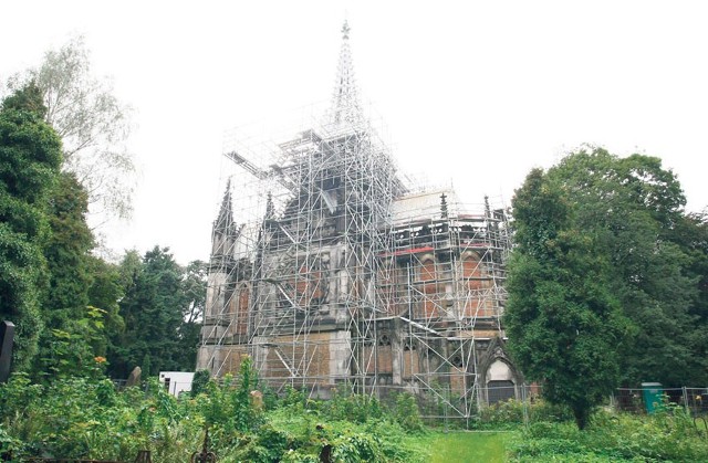 W tym roku miasto na remont kaplicy przekazało 894 tys. zł, przeprowadzono remont dolnej części wieży i górnej części apsydy.