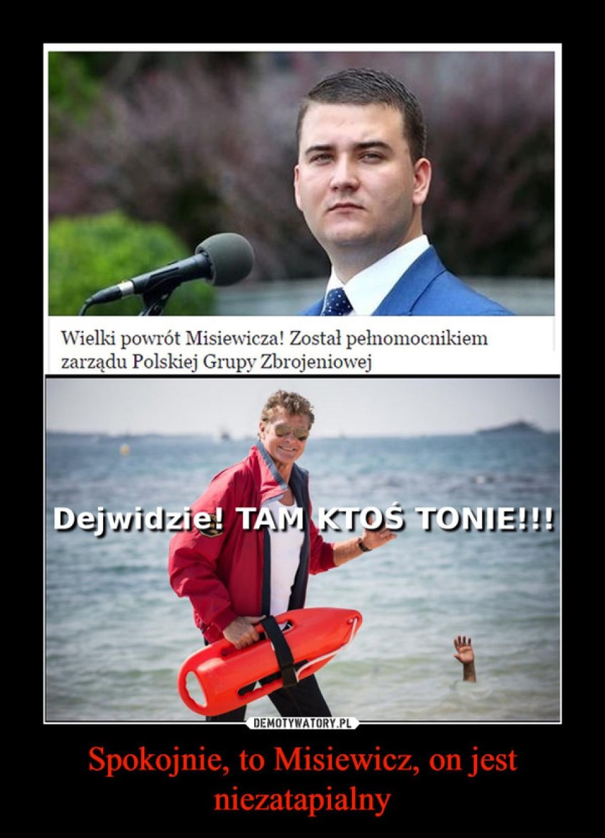 Internauci podsumowują karierę Misiewicza [MEMY]