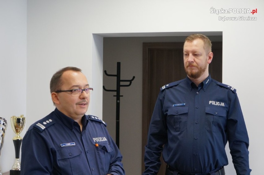Nowy zastępca szefa dąbrowskich policjantów już w KMP [ZDJĘCIA] 