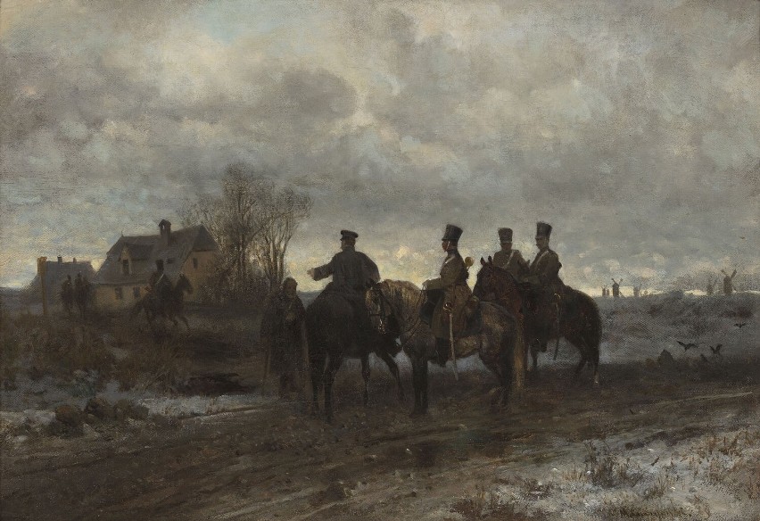 Maksymilian Gierymski 

"Patrol polski w 1830 roku" 

 1869