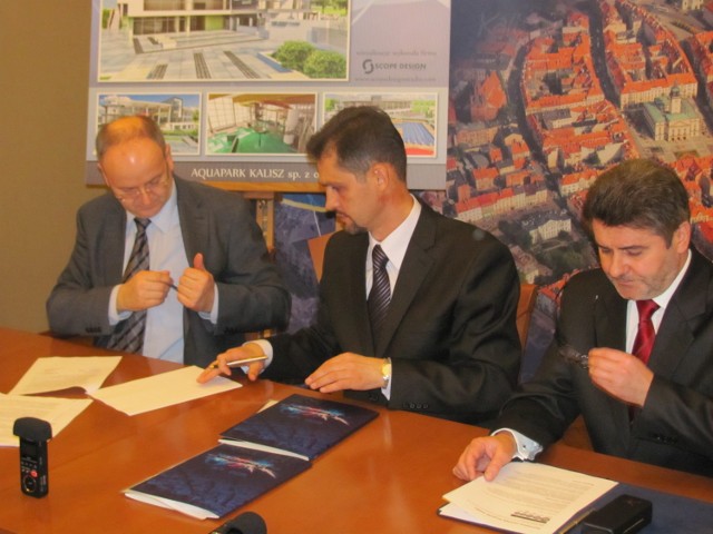 W ratuszu podpisano umowę na budowę parku wodnego w Kaliszu