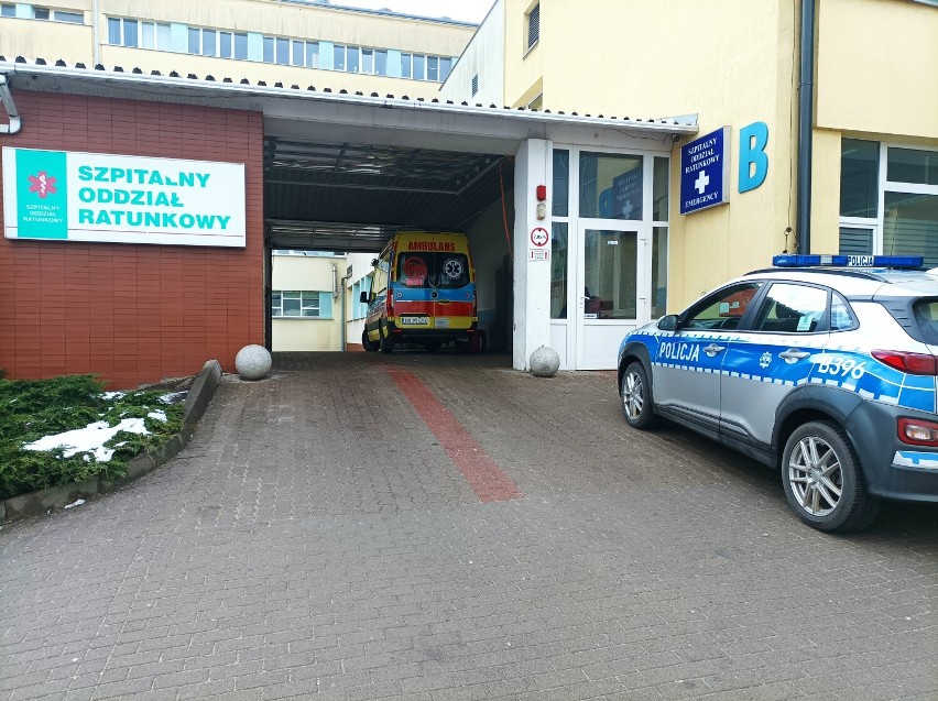Policjanci interweniowali na SOR w Wałbrzychu, po tym jak...
