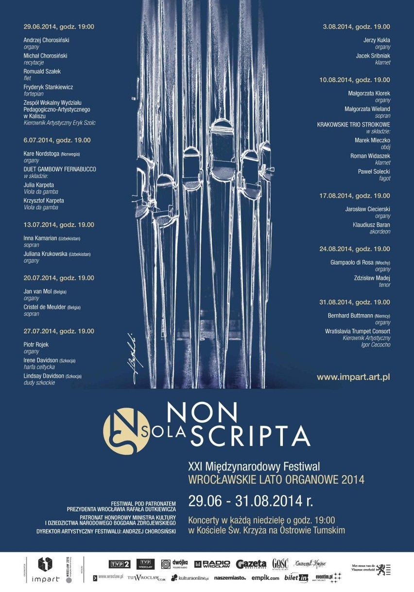 Non Sola Scripta. Wrocławskie Lato Organowe 2014