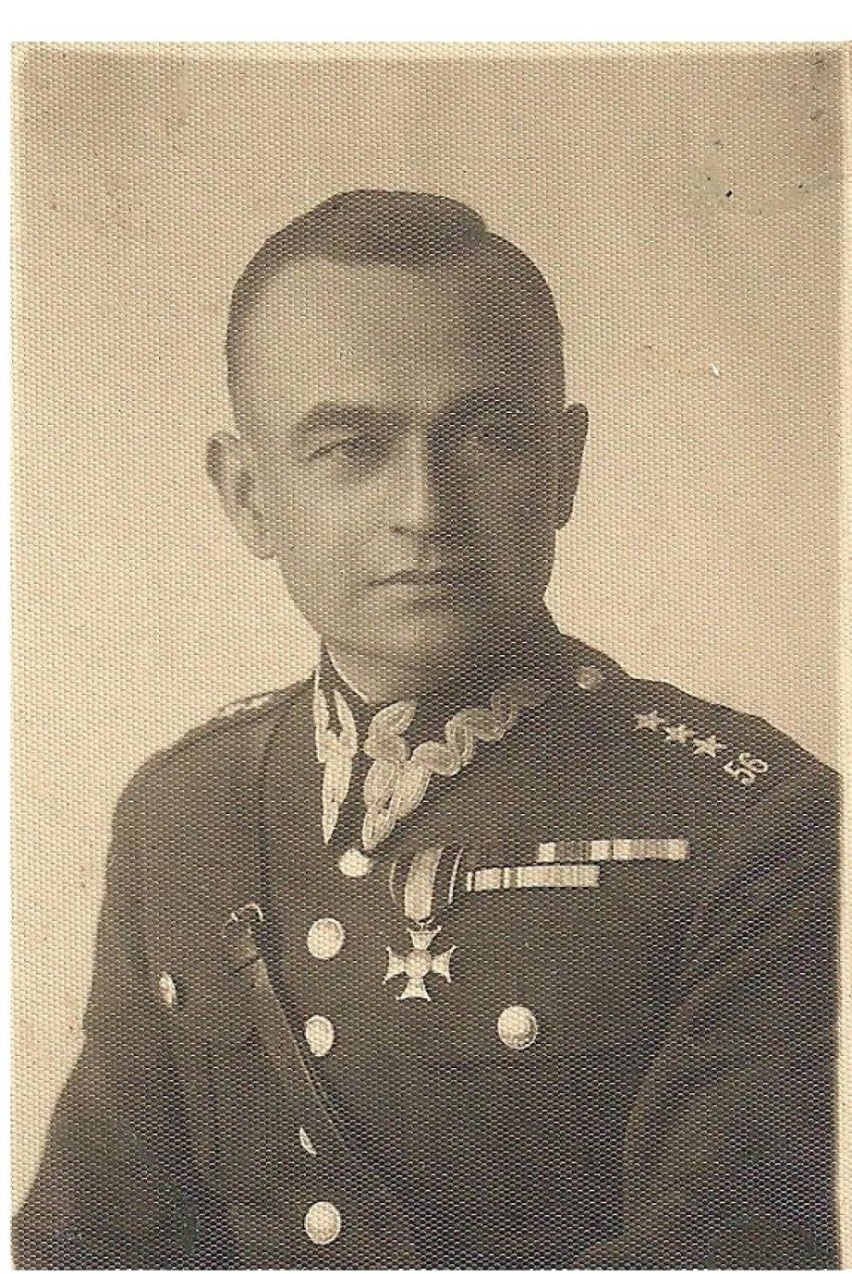 Mjr Edmund Kabza (1897-1955), dowódca batalionu...