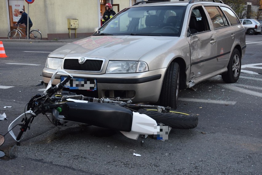 Wypadek na ulicy 3 Maja w Kaliszu