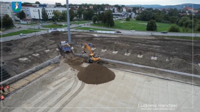 Niesamowite ujęcia stadionu Sandecji z lotu ptaka [ZDJĘCIA] 25.09