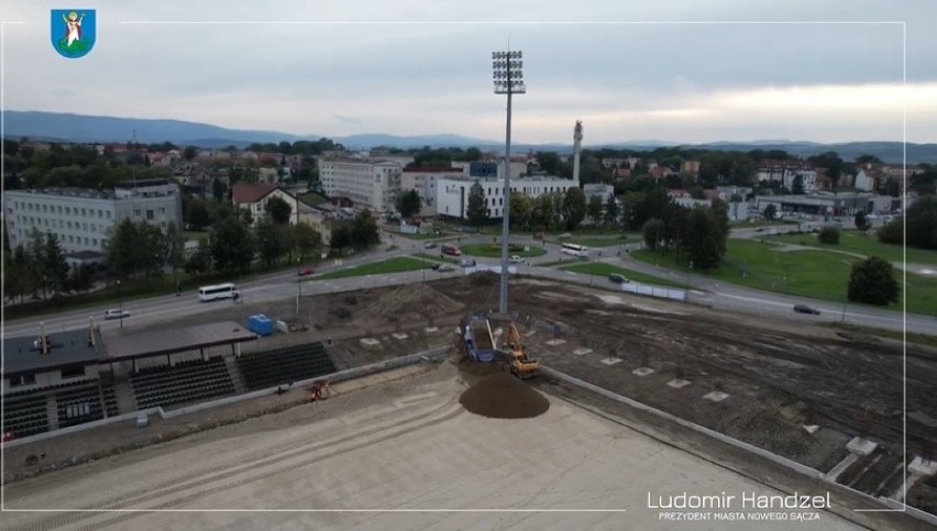 Niesamowite ujęcia stadionu Sandecji z lotu ptaka [ZDJĘCIA] 25.09