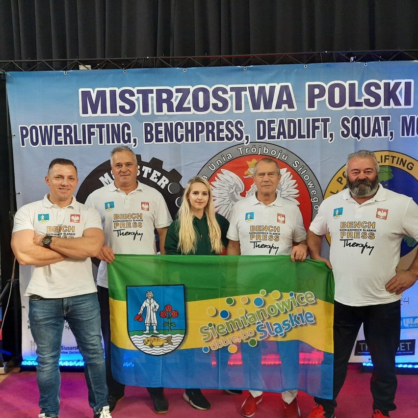 Siemianowiczanie wrócili z medalami z Mistrzostw Polski w Wyciskaniu Sztangi Leżąc