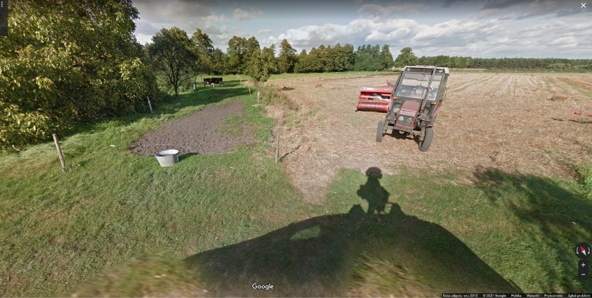 Wioski pod Skokami w Google Street View. Co działo się tu we wrześniu 2012 roku? Dużo się zmieniło? 