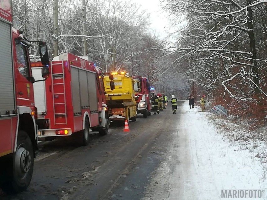 Opady śniegu przyniosły pogorszenie warunków na opolskich...