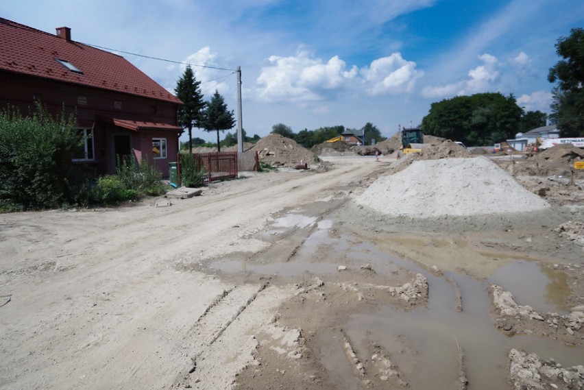 Tarnów. Budowa ronda Witosa – Chemiczna – Kwiatkowskiego. Będą opóźnienia [ZDJĘCIA]