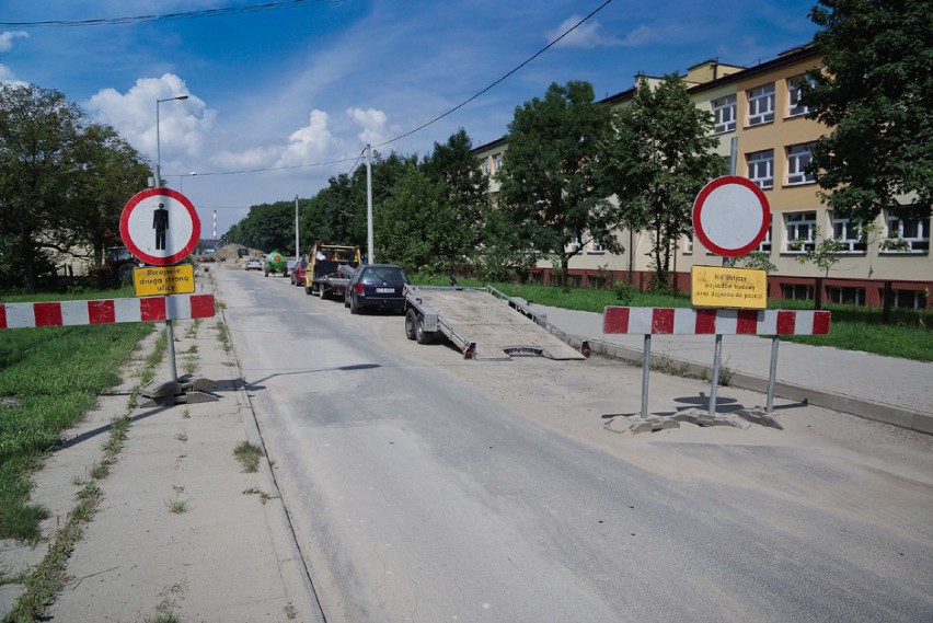 Tarnów. Budowa ronda Witosa – Chemiczna – Kwiatkowskiego. Będą opóźnienia [ZDJĘCIA]