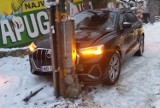 Z powodu śniegu tatrzańska policja zanotowała w weekend cztery kolizje drogowe