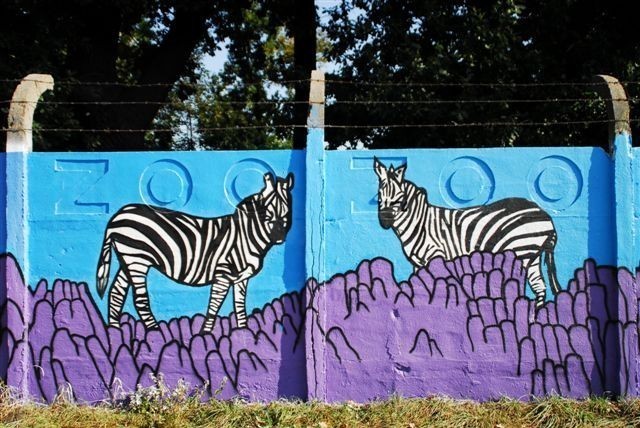 Wrocław: Graffiti na murach zoo (ZDJĘCIA INTERNAUTY)