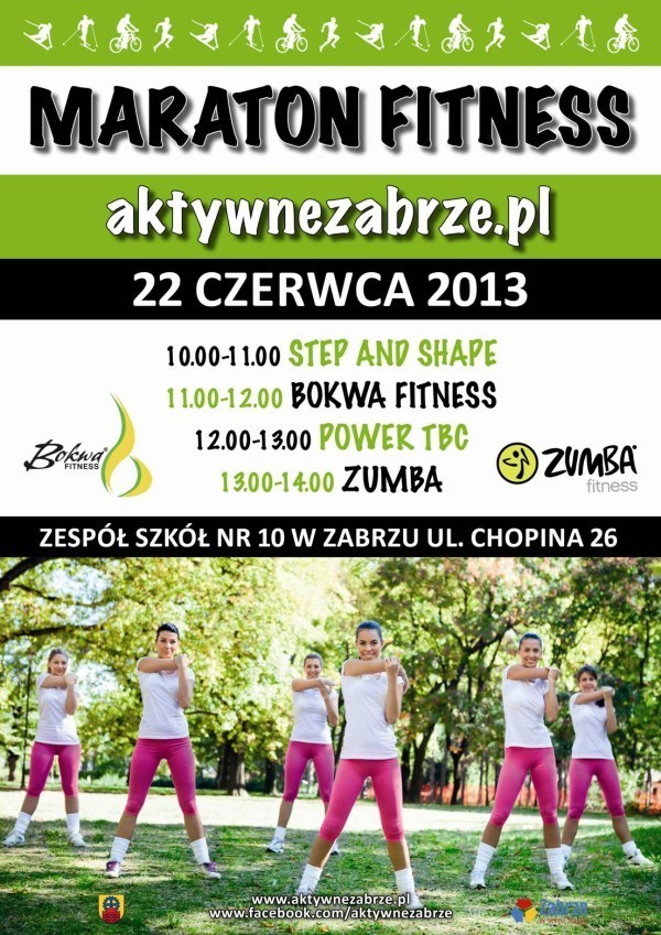 Maraton Fitness 2013 w Zabrzu w Zespole Szkół nr 10