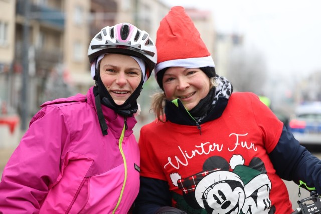 Mikołaje na rowerach opanowali ulice Gorzowa.