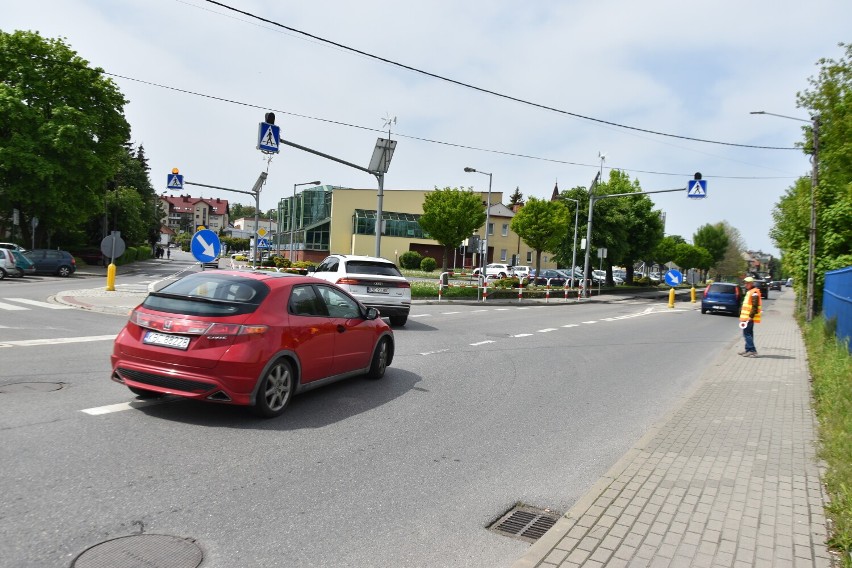 Utrudnienia na ulicy Poniatowskiego w Bochni w związku z...