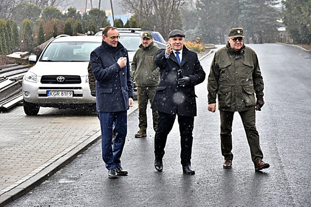 Edward Siarka, sekretarz stanu, pełnomocnik rządu do spraw leśnictwa i łowiectwa gościł w gminie Łużna