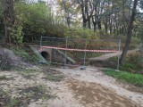 Nad Jeziorem Miejskim w Międzychodzie rozpoczął się remont mostka