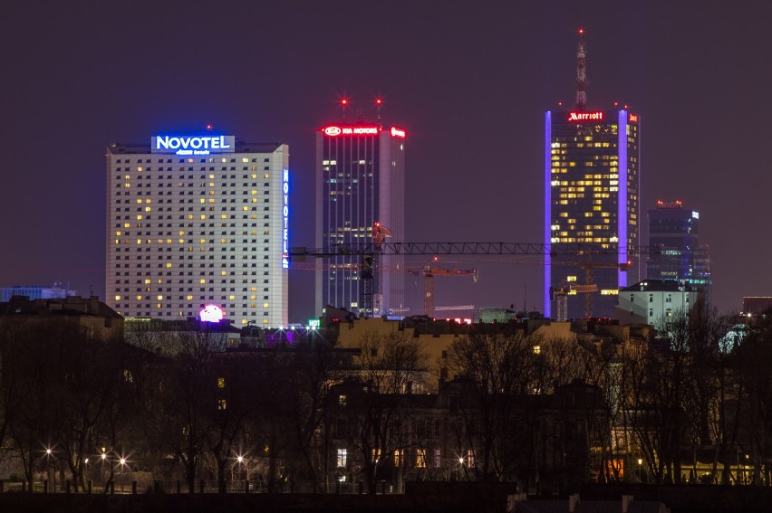 Godzina dla ziemi 2018. Tak wygląda Warszawa bez prądu