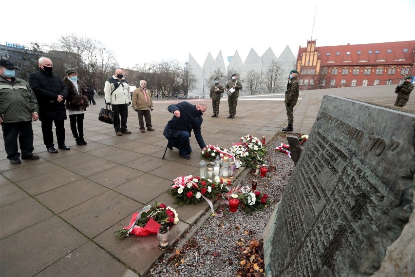 Obchody Grudnia '70 w Szczecinie. Uczcili pamięć uczestników rewolty sprzed pół wieku 