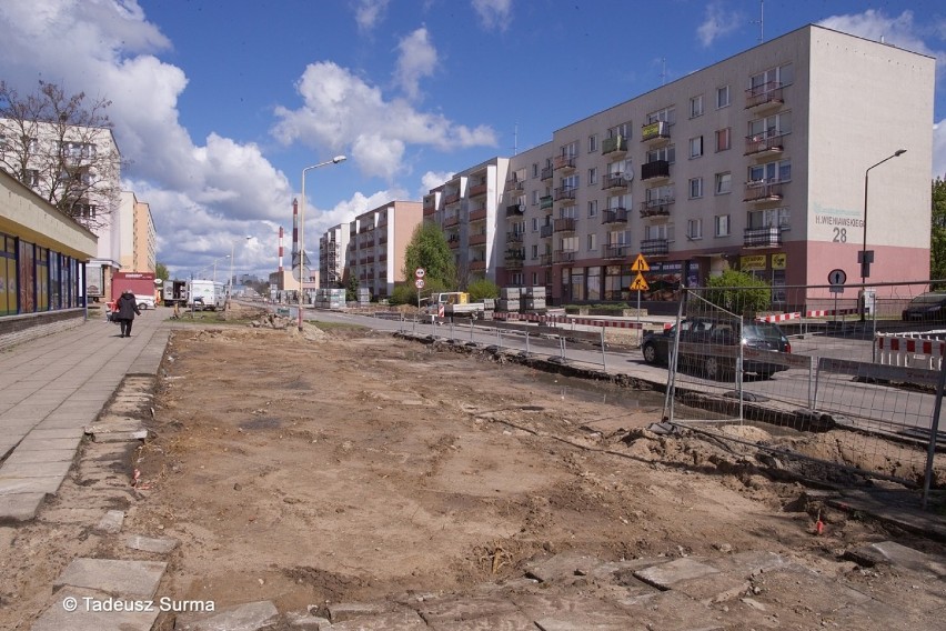 Remont ulicy Wieniawskiego w toku. Koniec robót we wrześniu 