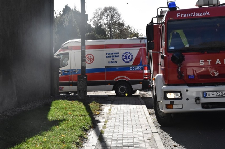 Wypadek w Krotoszycach, ranna kobieta [ZDJĘCIA]