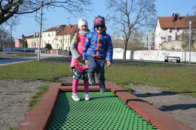 Z trampoliny na Plantach w Goleniowie znów można korzystać