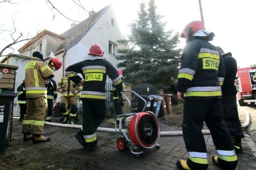 Pożar w domu na Brochowie