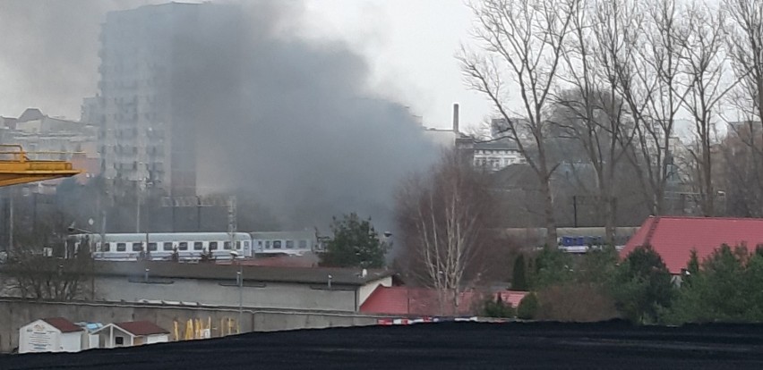 Pożar w pobliżu Ośrodka Charytatywnego Caritas