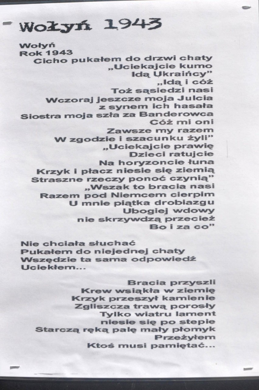 Zbąszynek. 72 rocznica Rzezi Wołyńskiej. Oddali hołd zamordowanym Polakom  