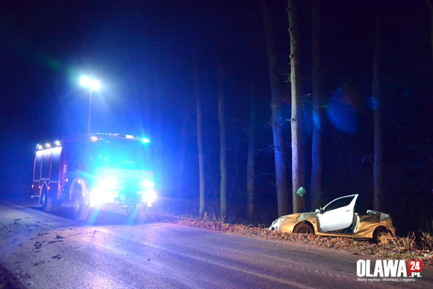 Groźny wypadek na drodze Oława-Siedlce