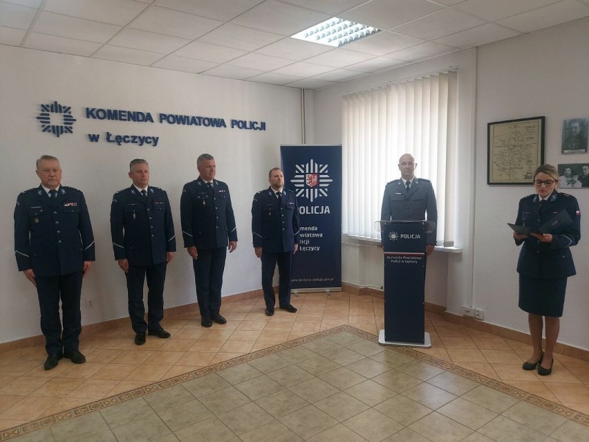 Łęczycka policja ma nowego komendanta. Został nim inspektor Marcin Grzelak