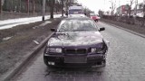 Szczecin: Wypadek BMW na ul. Ku Słońcu. Kierowca rozbił się po pijanemu [ZDJĘCIA]