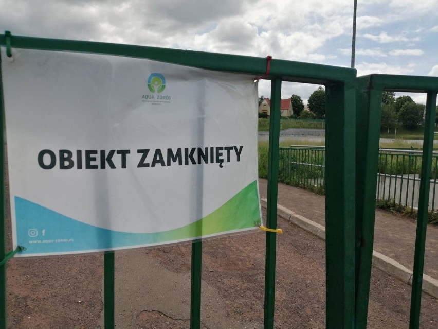 Stadion na Piaskowej Górze zamkięty