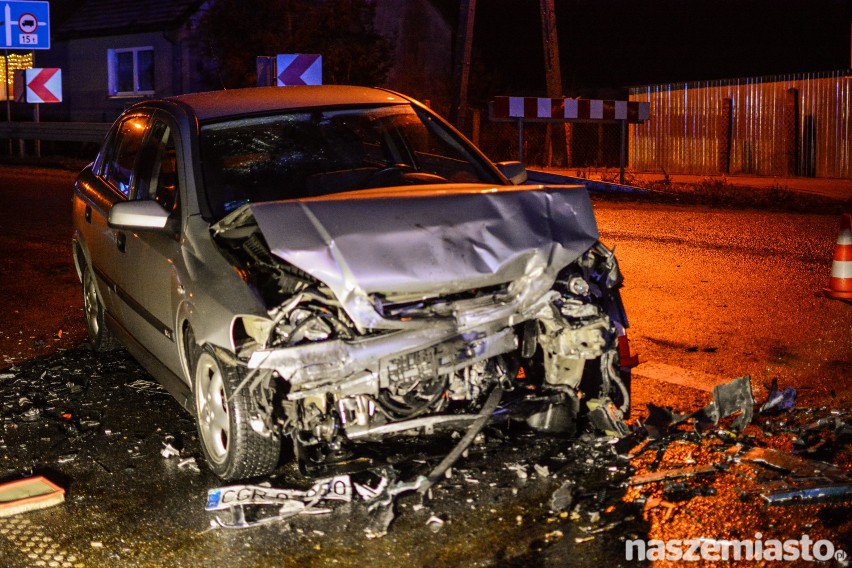 Wypadek w Maruszy pod Grudziądzem. Cztery osoby trafiły do szpitala [wideo, zdjęcia]