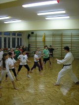 Treningi karate w Szkole Podstawowej nr 15